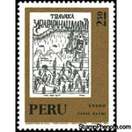 Peru 1973 400th Anniversary Inca Calendar publication - January