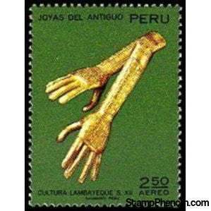 Peru 1973 Ancient Peruvian jewelery - Golden Hands and Arms