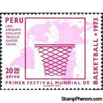 Peru 1973 Basketball Chest, Map