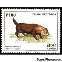 Peru 1973 Bush Dog (Speothos venaticus)