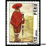 Peru 1973 Classic Peruvian painting - Indian guide