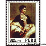 Peru 1973 Classic Peruvian painting - Portrait of a Lady