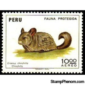 Peru 1973 Short-tailed Chinchilla (Eriomys chinchilla)