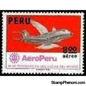 Peru 1973 Structural changes - Jet and Seagull-Peru-StampPhenom