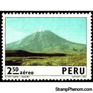 Peru 1974 El Misti Mountain, Arequipa-Peru-StampPhenom