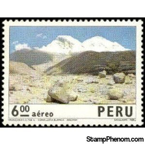 Peru 1974 Huascaran Mountain-Peru-StampPhenom