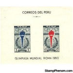 Peru Olympics - Imperf Sheet , 1 stamps