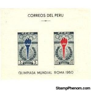 Peru Olympics - Imperf Sheet , 1 stamps