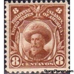 Philippines 1911 Miguel López de Legazpi (1502-1572) Basque-Spanish navigator-Stamps-Philippines-Mint-StampPhenom