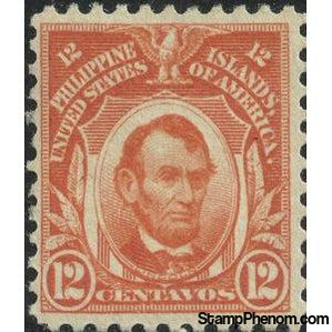Philippines 1917 Abraham Lincoln (1809-1865)-Stamps-Philippines-Mint-StampPhenom
