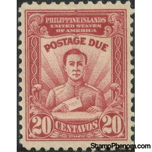 Philippines 1928 Postal officer, 20c-Stamps-Philippines-Mint-StampPhenom