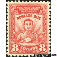 Philippines 1928 Postal officer, 8c-Stamps-Philippines-Mint-StampPhenom