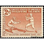 Philippines 1934 Baseball players-Stamps-Philippines-Mint-StampPhenom