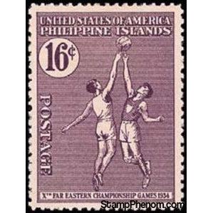 Philippines 1934 Basketball player-Stamps-Philippines-Mint-StampPhenom