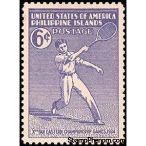 Philippines 1934 Tennis player-Stamps-Philippines-Mint-StampPhenom