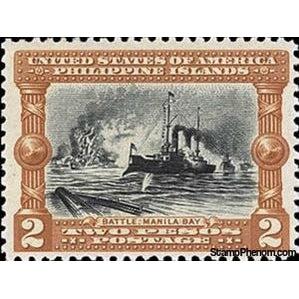 Philippines 1935 Battle of Manila Bay in 1898-Stamps-Philippines-Mint-StampPhenom