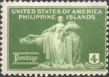 Philippines 1935 Woman and Carabao-Stamps-Philippines-Mint-StampPhenom