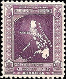 Philippines 1937 Map of Philippines Islands-Stamps-Philippines-Mint-StampPhenom