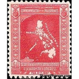 Philippines 1937 Map of Philippines Islands-Stamps-Philippines-Mint-StampPhenom