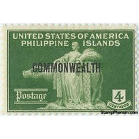 Philippines 1937 Woman and Carabao-Stamps-Philippines-Mint-StampPhenom