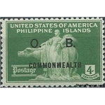 Philippines 1938 Woman and Carabao-Stamps-Philippines-Mint-StampPhenom