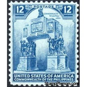 Philippines 1939 Triumphal Arch, 12c-Stamps-Philippines-Mint-StampPhenom