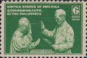 Philippines 1940 President Quezon taking Oath of Office-Stamps-Philippines-Mint-StampPhenom