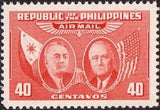 Philippines 1947 Manuel L. Quezon and Franklin D. Roosevelt-Stamps-Philippines-Mint-StampPhenom