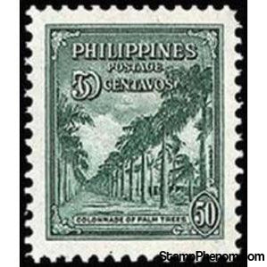 Philippines 1947 Palm avenue-Stamps-Philippines-Mint-StampPhenom