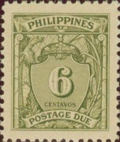 Philippines 1947 Postage due stamps - numbers-Stamps-Philippines-Mint-StampPhenom