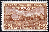 Philippines 1948 Threshing Rice-Stamps-Philippines-Mint-StampPhenom