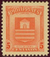 Philippines 1951 Cebu City Coat of Arms-Stamps-Philippines-Mint-StampPhenom