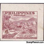 Philippines 1951 Soldier guarding the harvest-Stamps-Philippines-Mint-StampPhenom