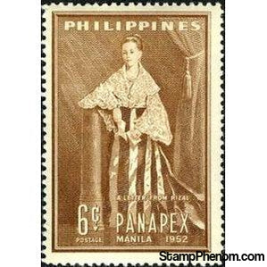 Philippines 1952 Mari­a Clara de los Santos-Stamps-Philippines-Mint-StampPhenom