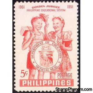 Philippines 1952 Philippine Educational System-Stamps-Philippines-Mint-StampPhenom