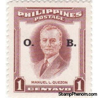 Philippines 1953 Manuel L. Quezon (1878-1944), O.B. Overprint-Stamps-Philippines-Mint-StampPhenom