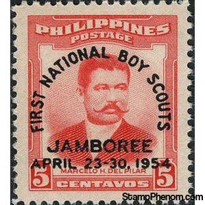 Philippines 1954 1st National Boy Scout Jamboree, Quezon City-Stamps-Philippines-Mint-StampPhenom