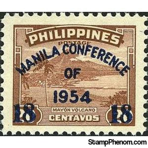 Philippines 1954 Manila Conference-Stamps-Philippines-Mint-StampPhenom