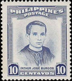 Philippines 1955 José Burgos (1837-1872) priest & philosopher-Stamps-Philippines-Mint-StampPhenom