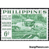 Philippines 1959 City of Baguio - 50th Anniversary-Stamps-Philippines-Mint-StampPhenom