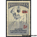 Philippines 1960 Allegory of Independence - surcharged-Stamps-Philippines-Mint-StampPhenom