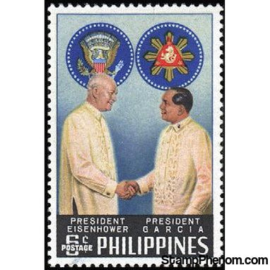 Philippines 1960 Dwight D. Eisenhower & García-Stamps-Philippines-Mint-StampPhenom