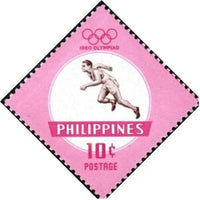 Philippines 1960 Olympic Games Rome-Stamps-Philippines-Mint-StampPhenom