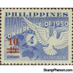 Philippines 1960 Peace dove - surcharged-Stamps-Philippines-Mint-StampPhenom