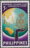 Philippines 1961 Colombo Plan Badge & Globe-Stamps-Philippines-Mint-StampPhenom