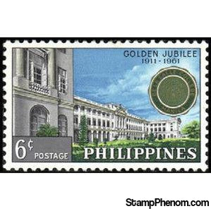 Philippines 1961 De La Salle College - 50th Anniversary-Stamps-Philippines-Mint-StampPhenom