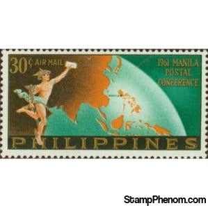 Philippines 1961 Mercury and Globe-Stamps-Philippines-Mint-StampPhenom