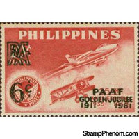 Philippines 1961 Philippine Air Force Overprinted in Black-Stamps-Philippines-Mint-StampPhenom