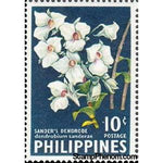 Philippines 1962 Dendrobium sanderae - Sander's Dendrobe-Stamps-Philippines-Mint-StampPhenom