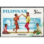 Philippines 1963 Tinikling - Bamboo Dance-Stamps-Philippines-Mint-StampPhenom